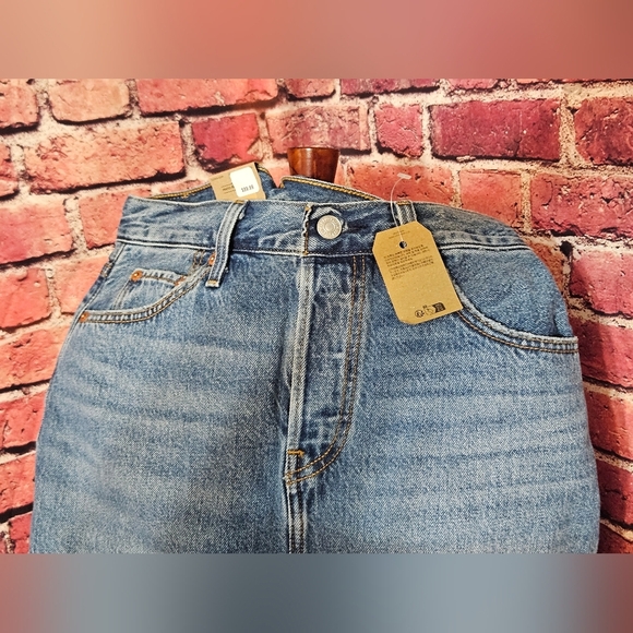 Blue Denim Skirt Womens Size 26 - Picture 4 of 13